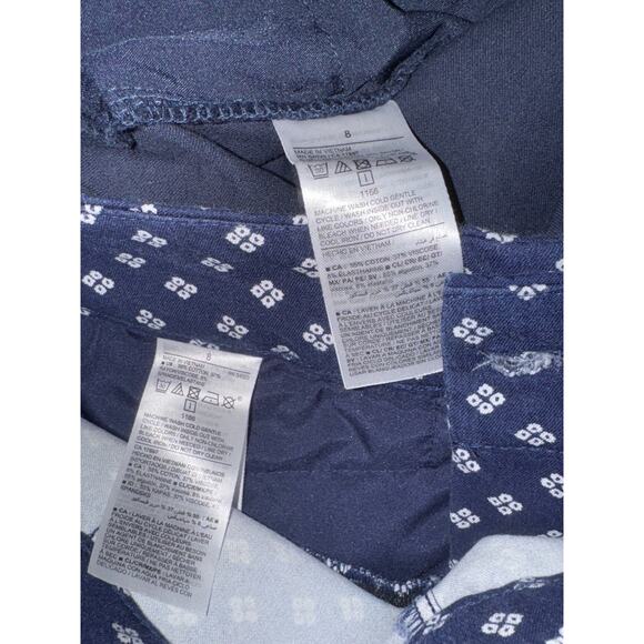 Old Navy Pixie Career Pants Bundle Womens 8 Navy Blue Work Office Slim Pants - Picture 12 of 13